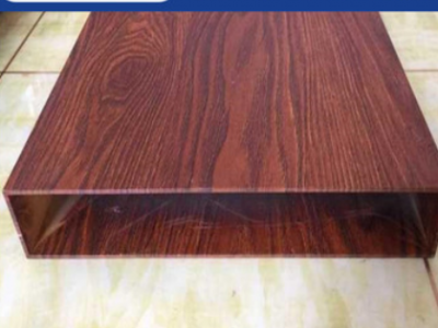 户外木纹铝四方管 长条型材铝方通 室外外墙装饰用铝方管规格全图3