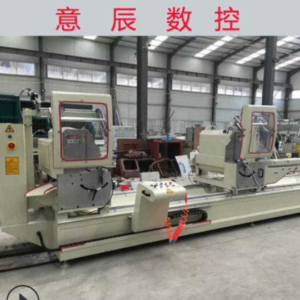 济南厂家 定制 铝工业型材数控重型任意角双头切割锯机械设备图3