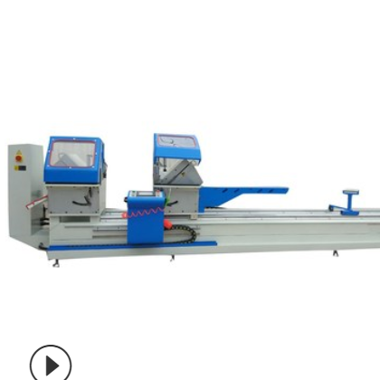 济南厂家 定制 铝工业型材数控重型任意角双头切割锯机械设备图2