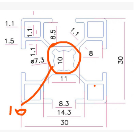 恒东3030欧标铝型材欧标工业铝型材3030铝合金型材3030欧标铝型材图2