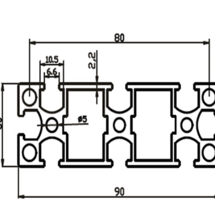 3090国标铝型材重型 铝合金型材3090工业台面铝材 流水线铝材图2