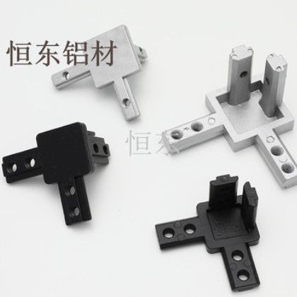 三维直角连接件 L型直角连接件 铝型材配件隐藏连接件 三维连接件图2