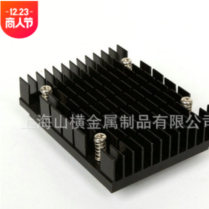 散热器铝型材 太阳花铝型材挤压加工 铝合金插片式散热器图3