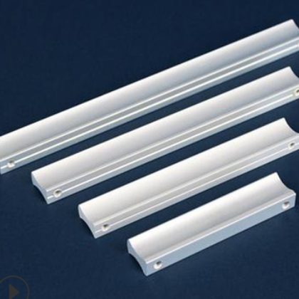 铝合金拉手加长加厚太空铝合金美式黑色鞋柜衣柜衣橱柜门拉手图2