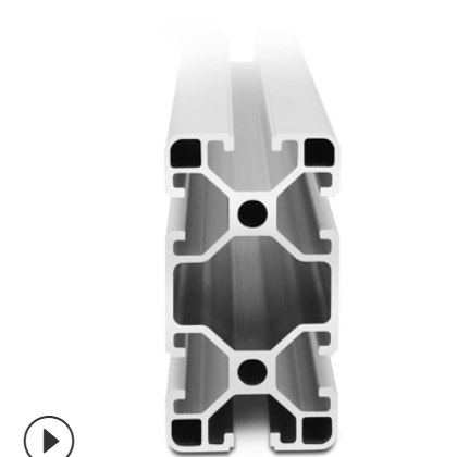 七乐口罩机铝材 4080欧标铝型材 欧标40*80口罩流水线铝材图2
