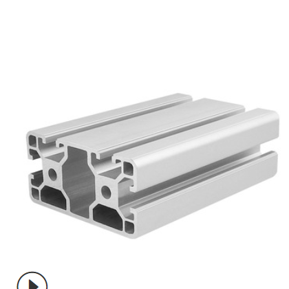 工业铝型材欧标4080单面封槽铝型材框架型材一面封槽铝方管图2